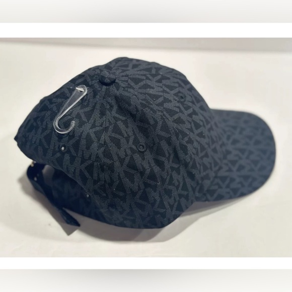 Michael Kors Women All Over Logo / Black  Cotton Cap - One Size - Picture 2 of 9